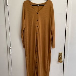 Old Navy MIDI Camel Sweater Dress